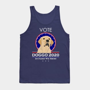 Vote Doggo 2020! In Floof We Trust Tank Top